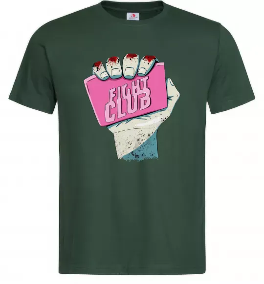 Мужская футболка Мило Бійцівський клуб Темно-зеленый фото