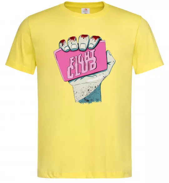 Мужская футболка Мило Бійцівський клуб Лимонный фото