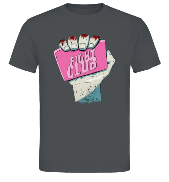 Мужская футболка Мило Бійцівський клуб Графит фото