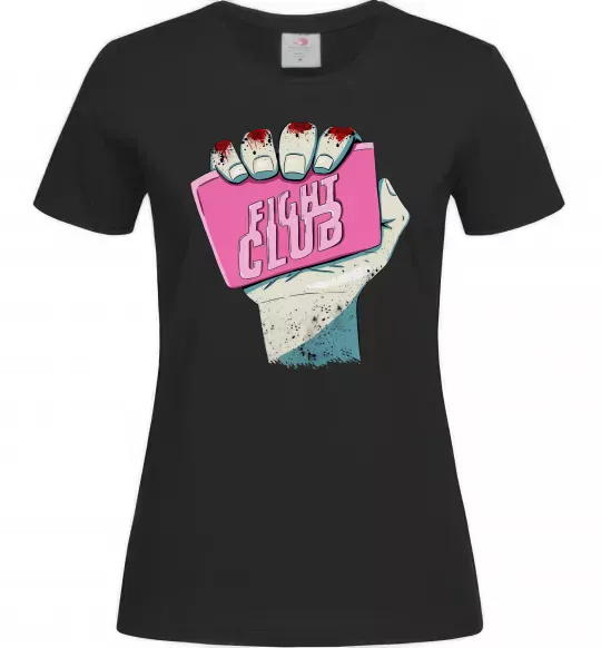 Женская футболка Мило Бійцівський клуб Черный фото