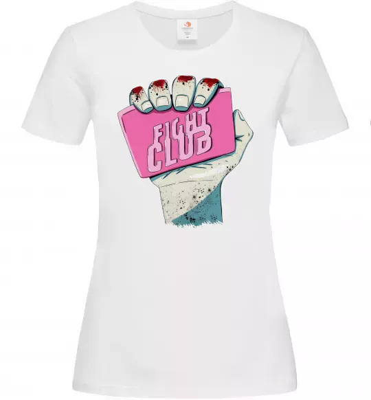 Женская футболка Мило Бійцівський клуб Белый фото