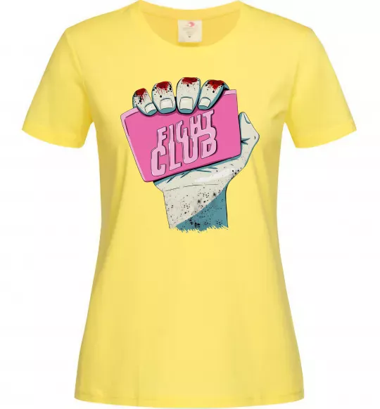 Женская футболка Мило Бійцівський клуб Лимонный фото