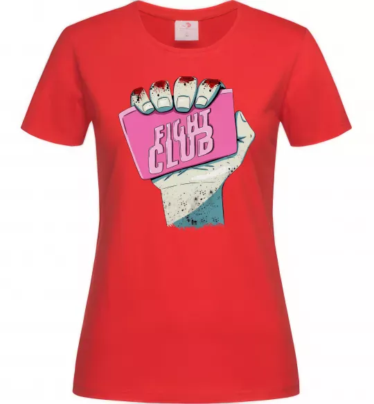 Женская футболка Мило Бійцівський клуб Красный фото