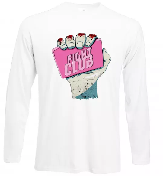 Лонгслив Мило Бійцівський клуб Белый фото