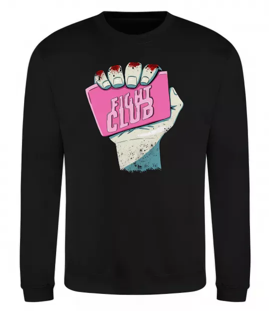 Свитшот Мило Бійцівський клуб Черный фото