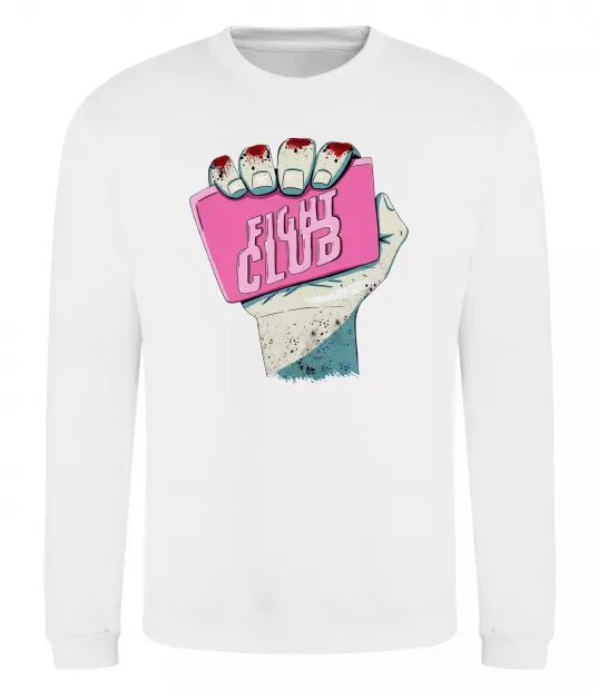 Свитшот Мило Бійцівський клуб Белый фото