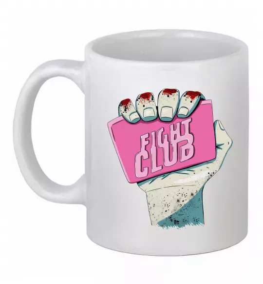 Чашка керамическая Мило Бійцівський клуб Белый фото