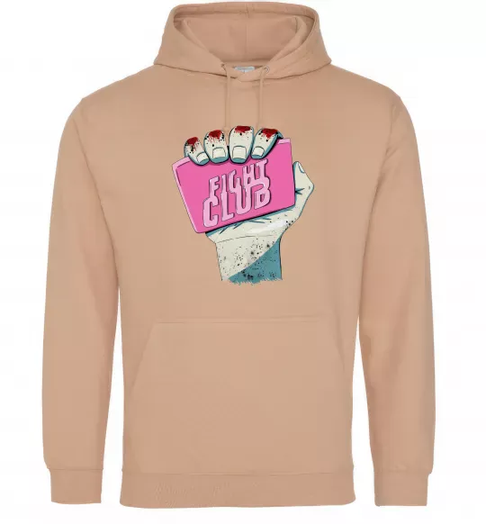 Мужская толстовка (худи) Мило Бійцівський клуб Песочный фото