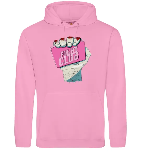 Жіноча толстовка (худі) Мило Бійцівський клуб Рожевий фото