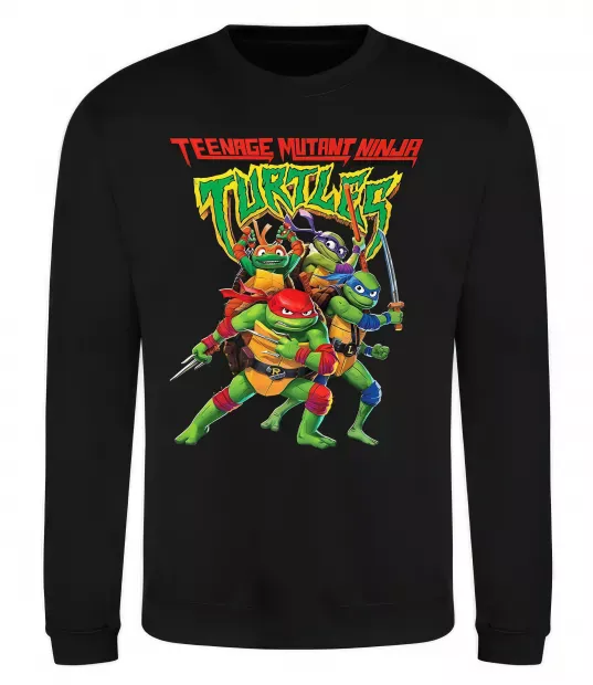 Свитшот Ninja turtles Черный фото