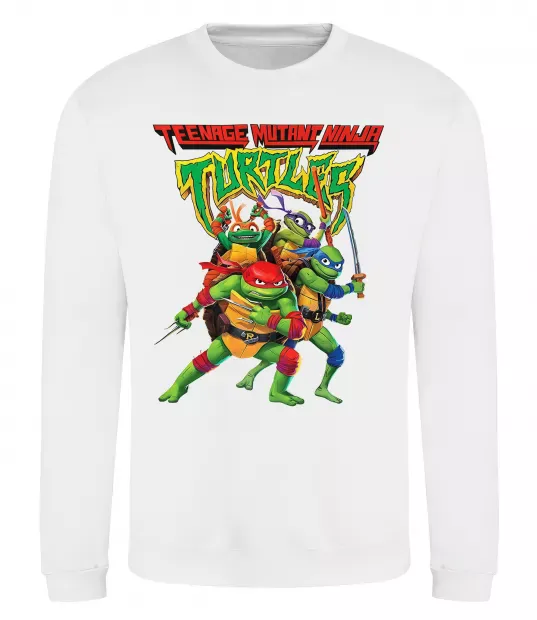 Свитшот Ninja turtles Белый фото