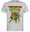 Чоловіча футболка Ninja turtles Сірий Чоловіча футболка Ninja turtles Сірий фото