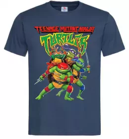 Чоловіча футболка Ninja turtles Темно-синій фото