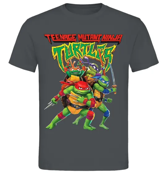 Чоловіча футболка Ninja turtles Графіт фото