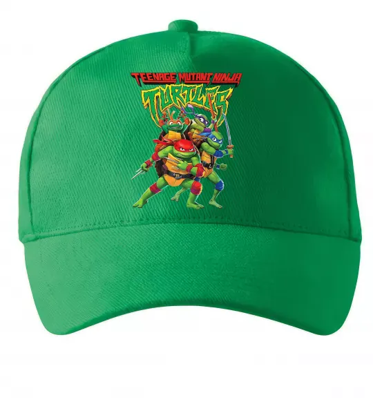 Кепка Ninja turtles Зеленый фото