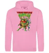 Мужская толстовка (худи) Ninja turtles Розовый фото
