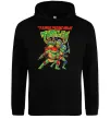 Чоловіча толстовка (худі) Ninja turtles Чорний фото