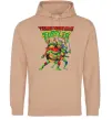 Чоловіча толстовка (худі) Ninja turtles Пісочний фото