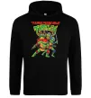 Жіноча толстовка (худі) Ninja turtles Чорний фото