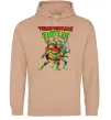 Жіноча толстовка (худі) Ninja turtles Пісочний фото