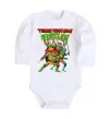 Детский боди Ninja turtles Белый фото