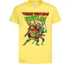 Дитяча футболка Ninja turtles Лимонний фото