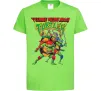 Дитяча футболка Ninja turtles Лаймовий фото