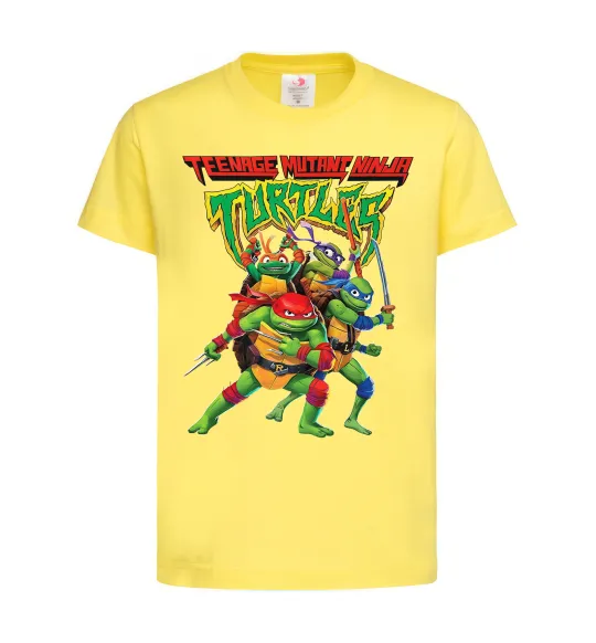 Детская футболка Ninja turtles Лимонный фото