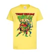 Детская футболка Ninja turtles Лимонный фото