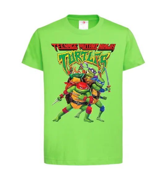 Детская футболка Ninja turtles Лаймовый фото