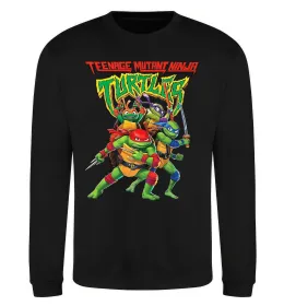 Світшот Ninja turtles Чорний фото