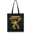 Еко-сумка Ninja turtles Raphael Чорний фото