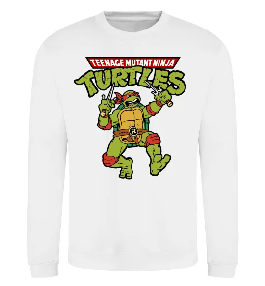 Свитшот Ninja turtles Raphael Белый фото