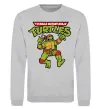 Свитшот Ninja turtles Raphael Серый меланж фото