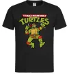 Мужская футболка Ninja turtles Raphael Черный фото