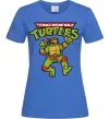 Женская футболка Ninja turtles Raphael Ярко-синий фото
