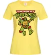 Женская футболка Ninja turtles Raphael Лимонный фото