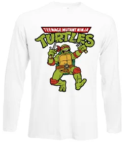 Лонгслив Ninja turtles Raphael Белый фото