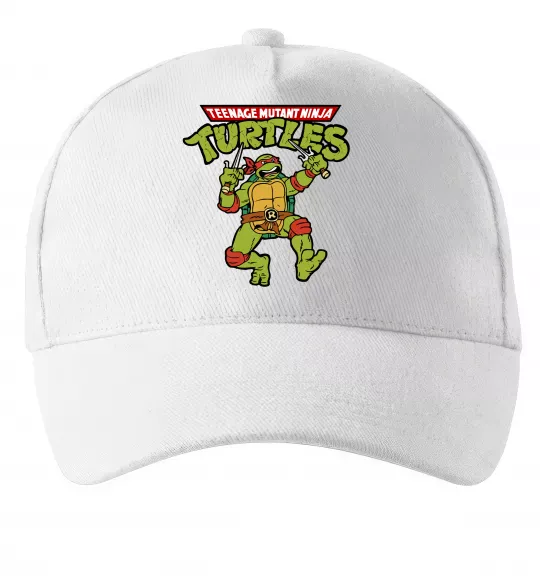 Кепка Ninja turtles Raphael Білий фото