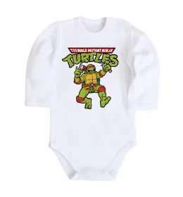 Детский боди Ninja turtles Raphael Белый фото
