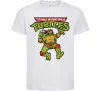Детская футболка Ninja turtles Raphael Белый фото