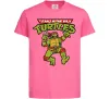Детская футболка Ninja turtles Raphael Ярко-розовый фото