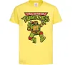 Детская футболка Ninja turtles Raphael Лимонный фото