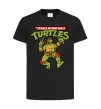 Детская футболка Ninja turtles Raphael Черный фото