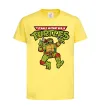 Детская футболка Ninja turtles Raphael Лимонный фото