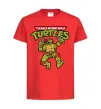 Детская футболка Ninja turtles Raphael Красный фото