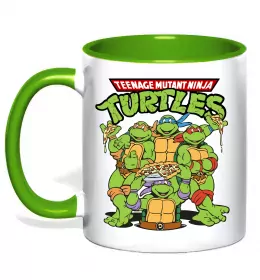 Чашка з кольоровою ручкою Чашка з кольоровою ручкою