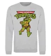 Світшот Ninja Turtles Мікеланджело Сірий меланж фото
