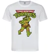 Чоловіча футболка Ninja Turtles Мікеланджело Білий фото