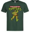 Чоловіча футболка Ninja Turtles Мікеланджело Темно-зелений фото